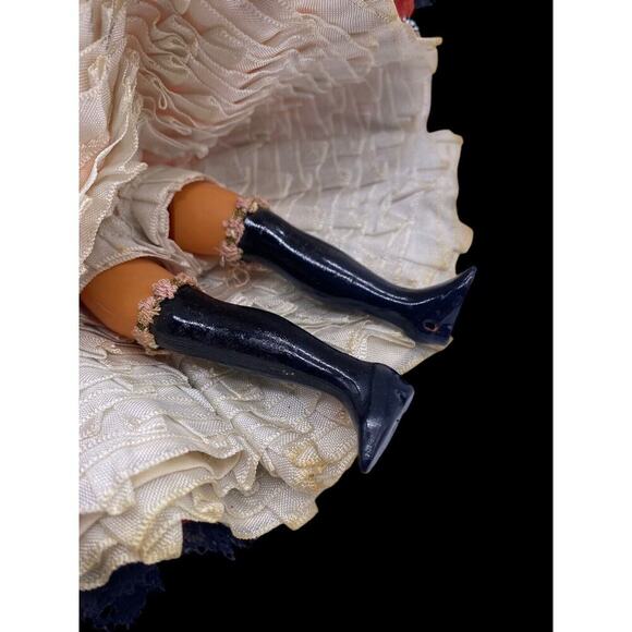 Antique Doll Marie Laure Paris 1930s Souvenir Coquette Lady Petticoat RARE - Picture 13 of 16